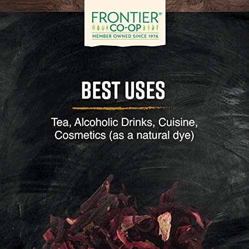 Hibiscus Flowers, Cut & Sifted, Kosher | 1 lb. Bulk No Color
