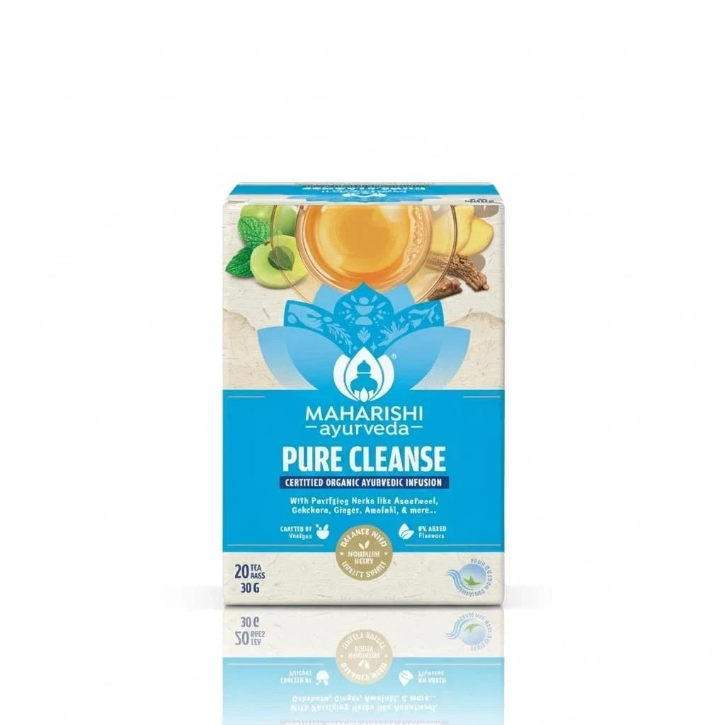 Maharishi Ayurveda All Natural Pure Cleanse Herbal Tea, 20 Tea Bag
