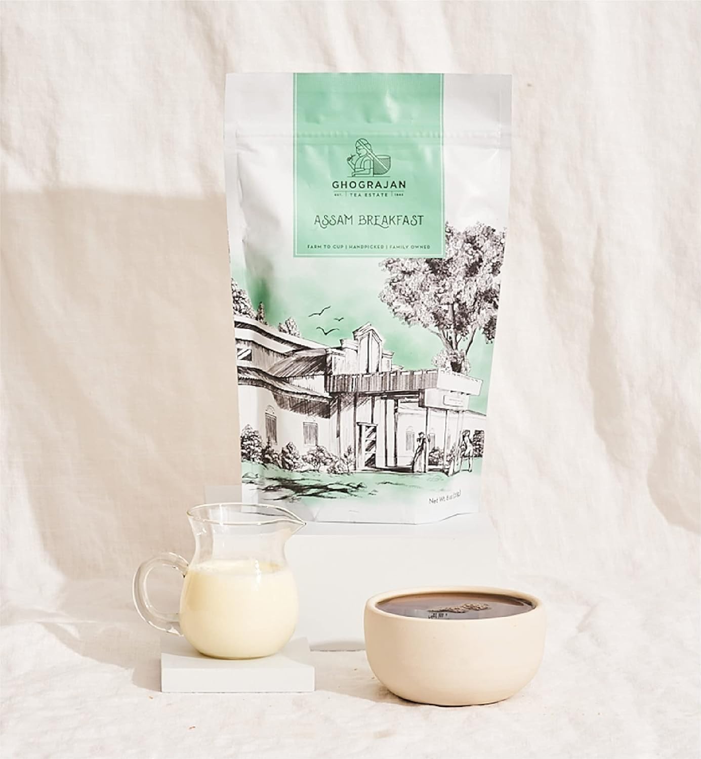 Sustainable Assam Breakfast Tea – Stash in Eco-Friendly Pouch – 1 lb