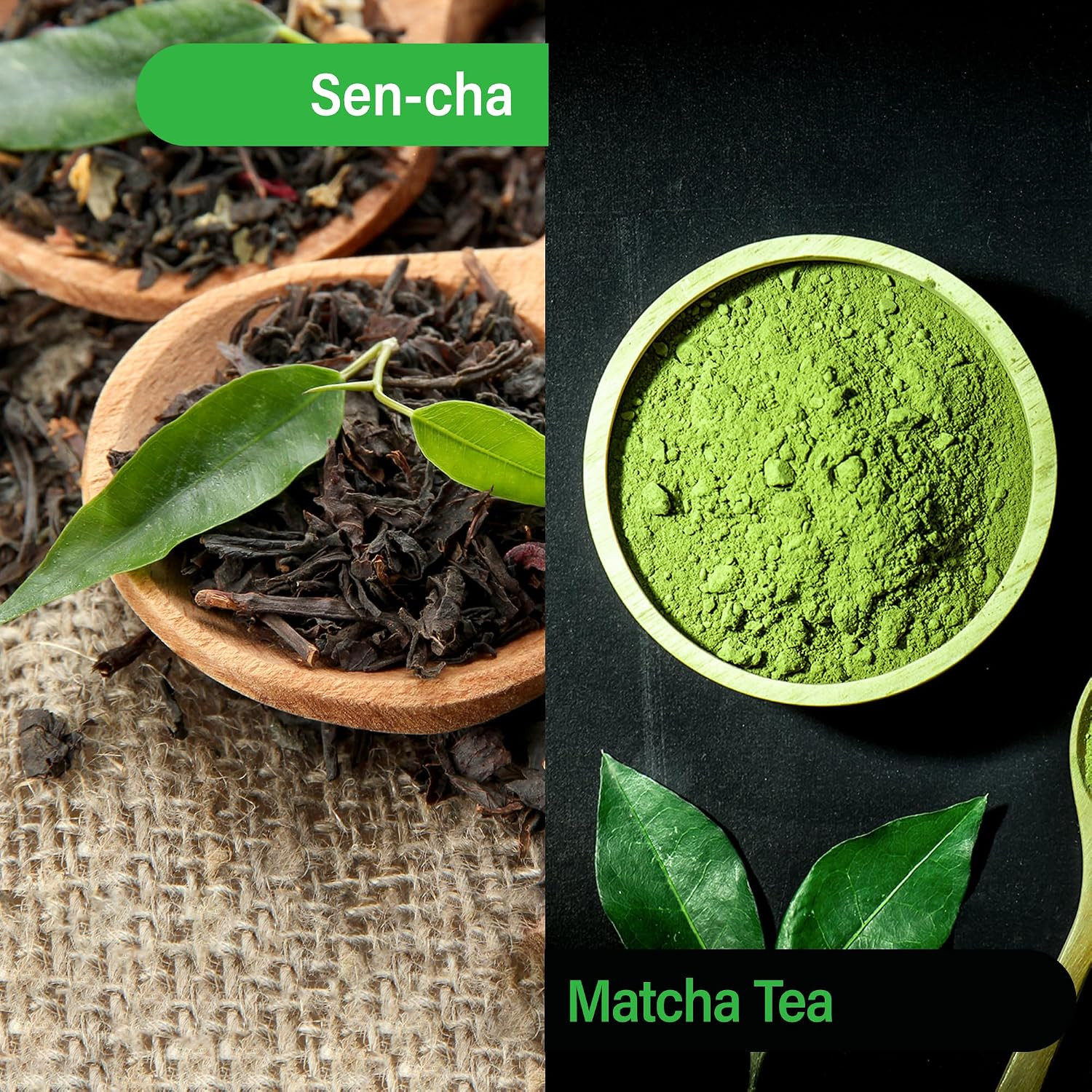Sen-Cha with Matcha Green 100 Tea Bags Powder Japanese Origin Green Tea Leaves I