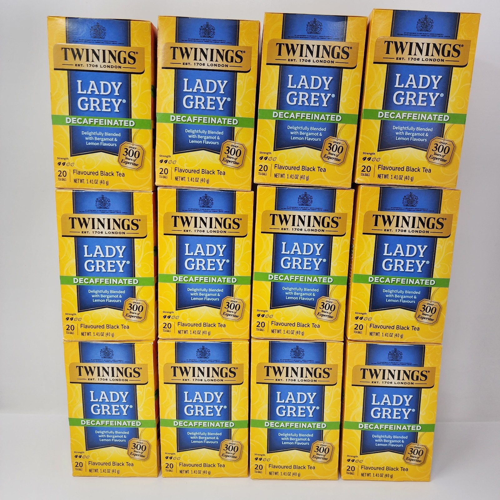 Twinings Lady Grey Decaffeinated Black Tea (240 Tea Bags) Exp 12/2027
