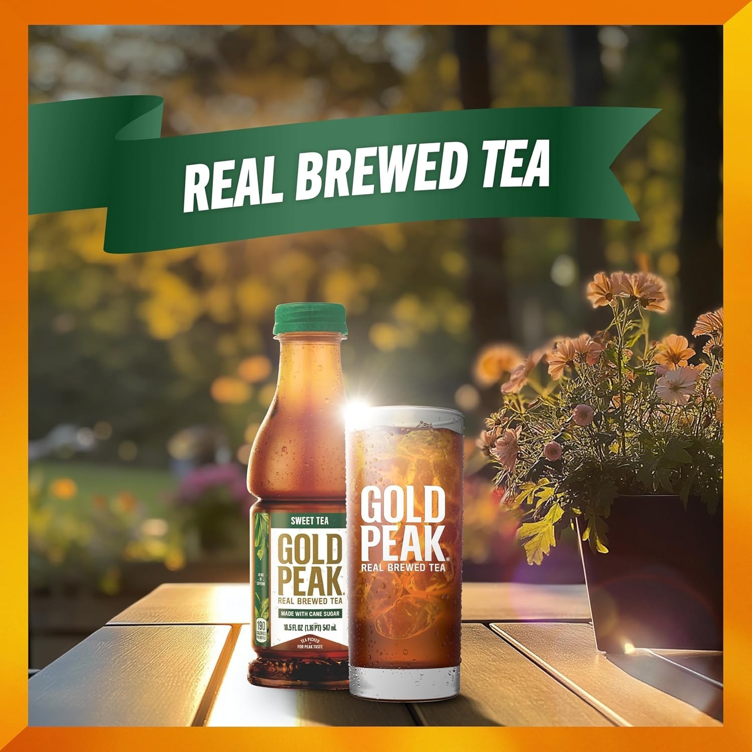 Real-Brewed 18.5 fl oz Sweet Tea – All-Ages Delight with Low Caffeine