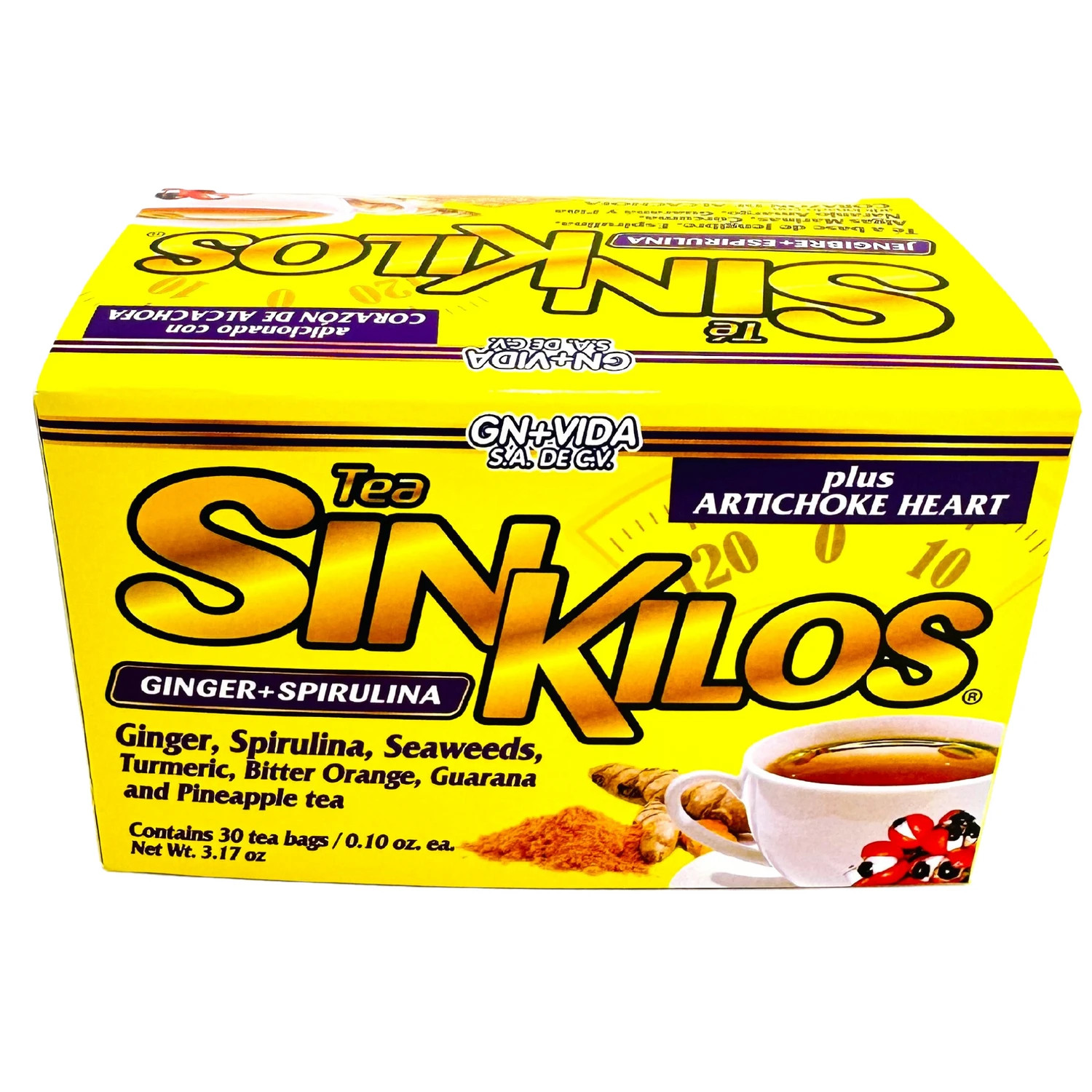 SinKilos Detox Tea GN+Vida Powerful Antioxidant Cleansing Tea 30 tea bags