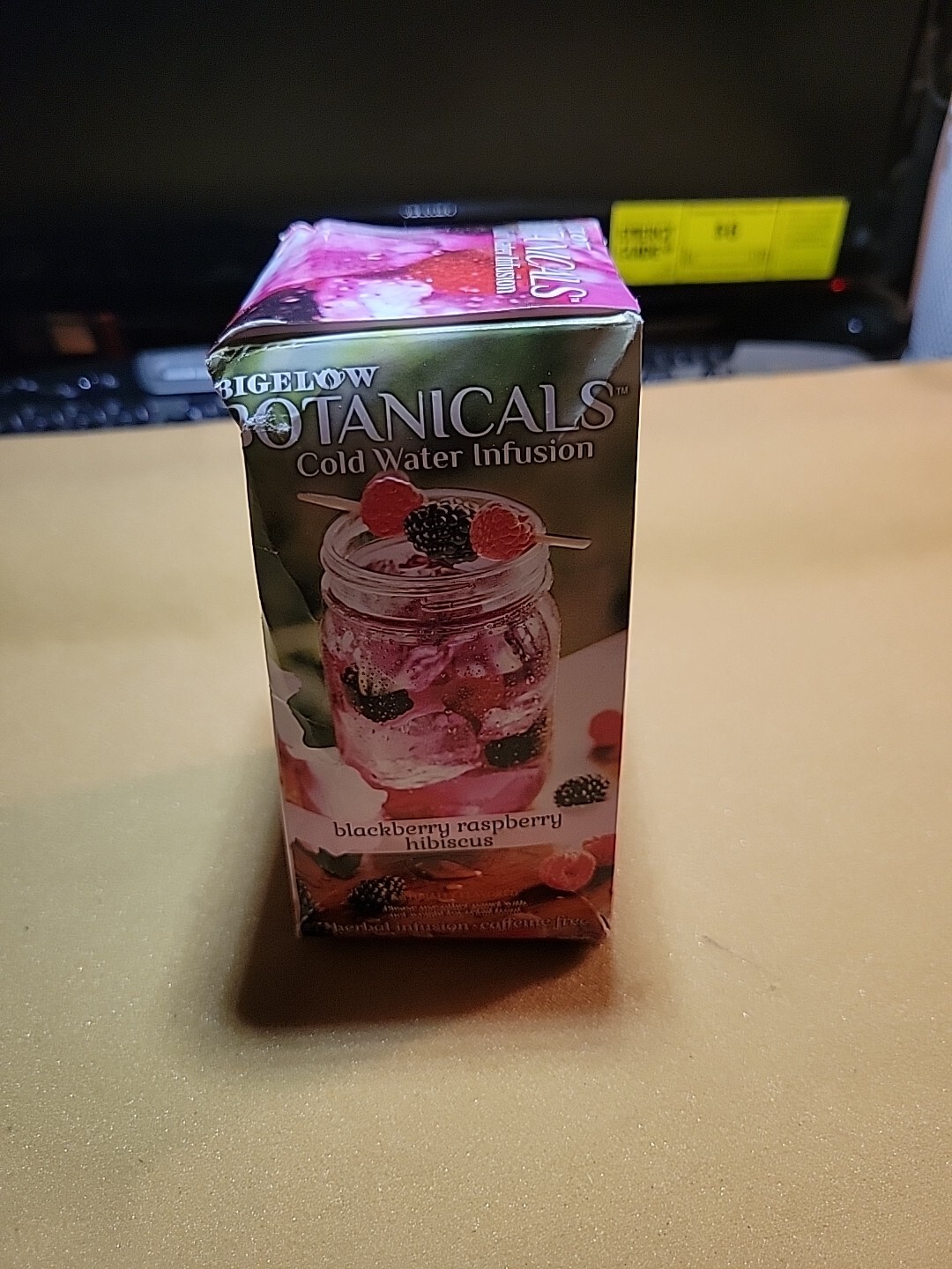 Bigelow Tea Botanicals Cold Water Infuse BLACKBERRY RASPBERRY HIBISCUS