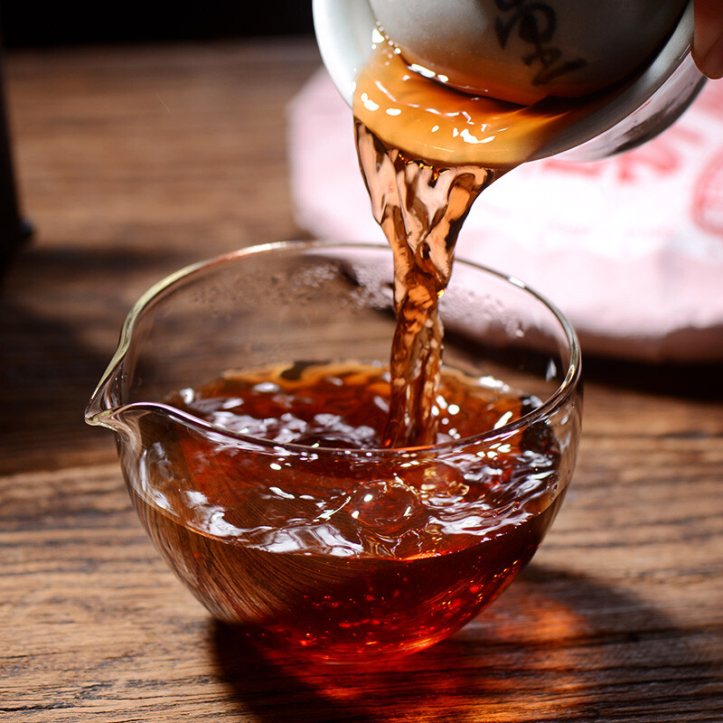 2020 Haiwan Blazing Sun Ripe Puerh Chinese Tea “Jiao Yang” Shu Puer Tea 357g