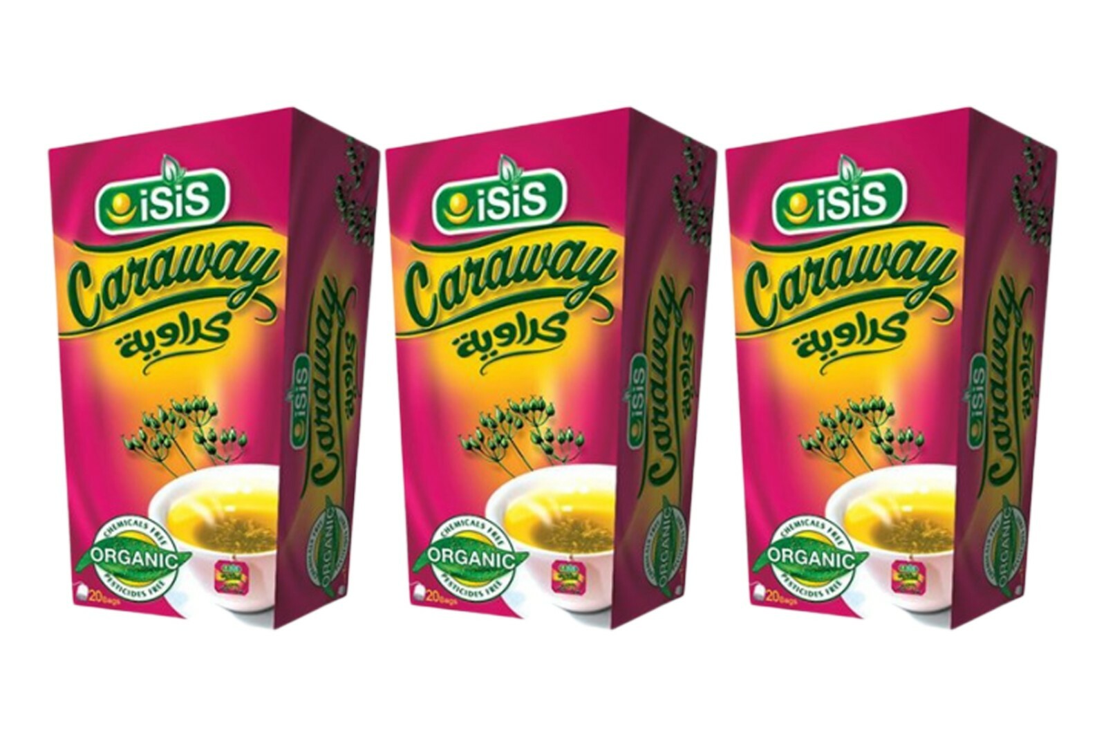 20 -100 Bags ISIS HERBS 100% Natural Egyptian Caraway ايزيس كراوية