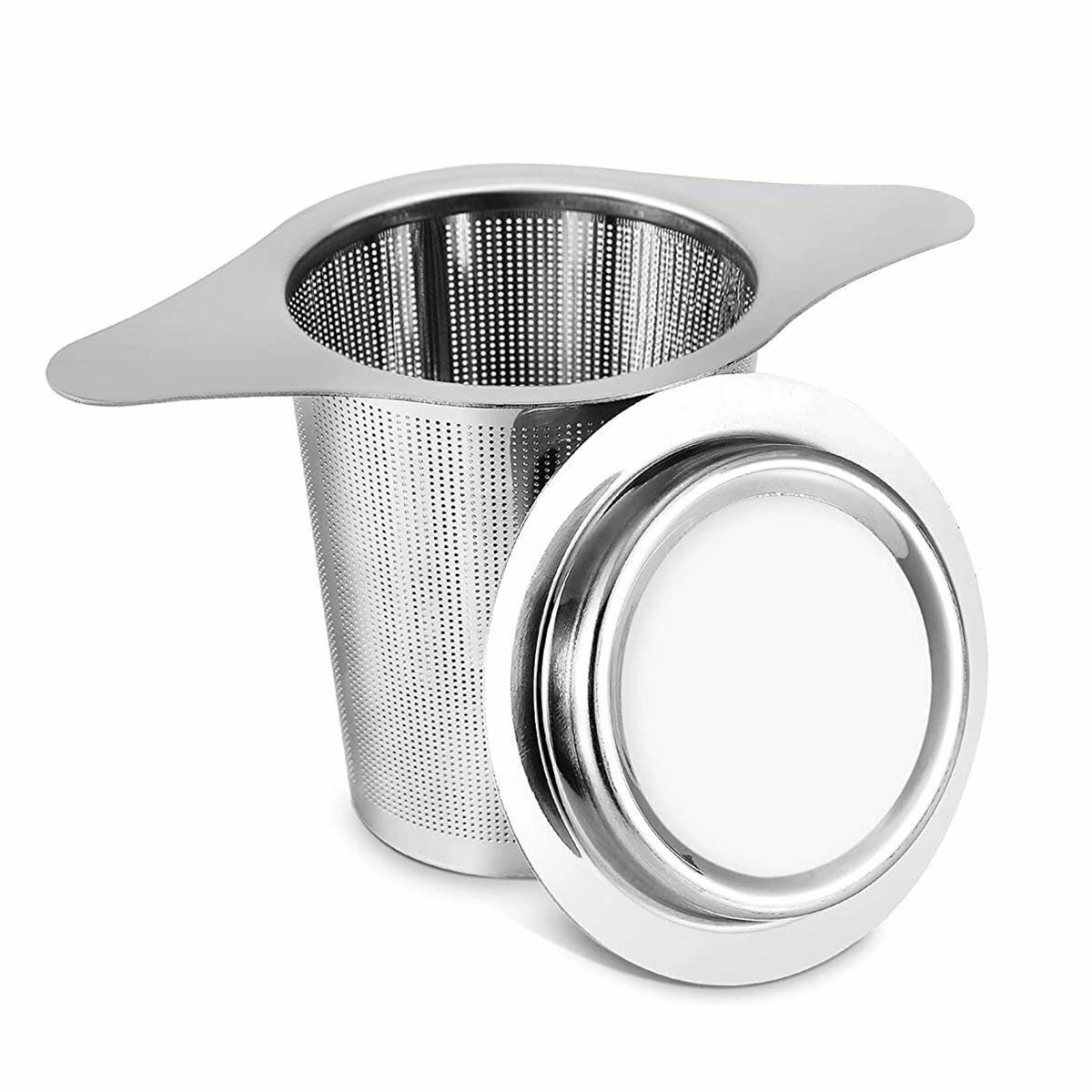 2Pcs Stainless Steel Mesh Tea Infuser Reusable Strainer Loose Tea Leaf Filter us