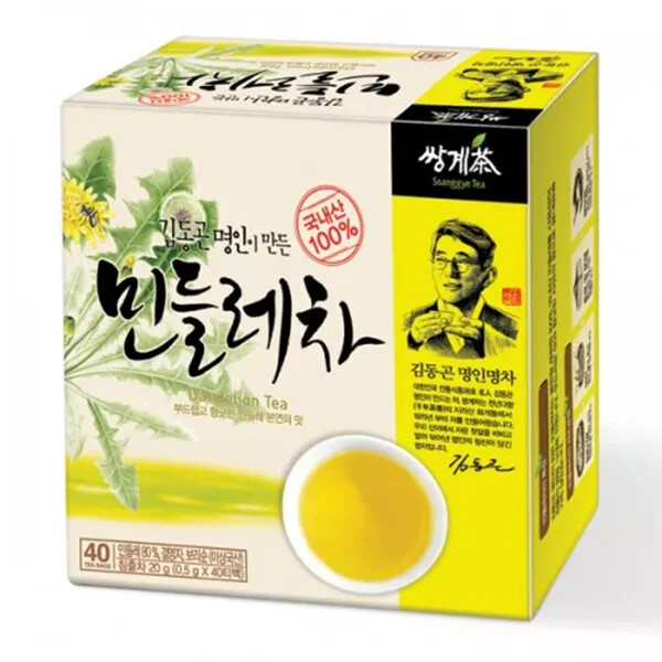 100% Natural Organic Dandelion Tea 40 Tea bags Ssanggye