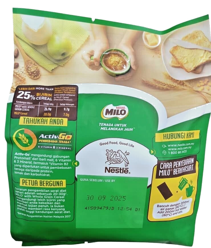 NESTLE MILO with whole grain cereal ( 360 grams )
