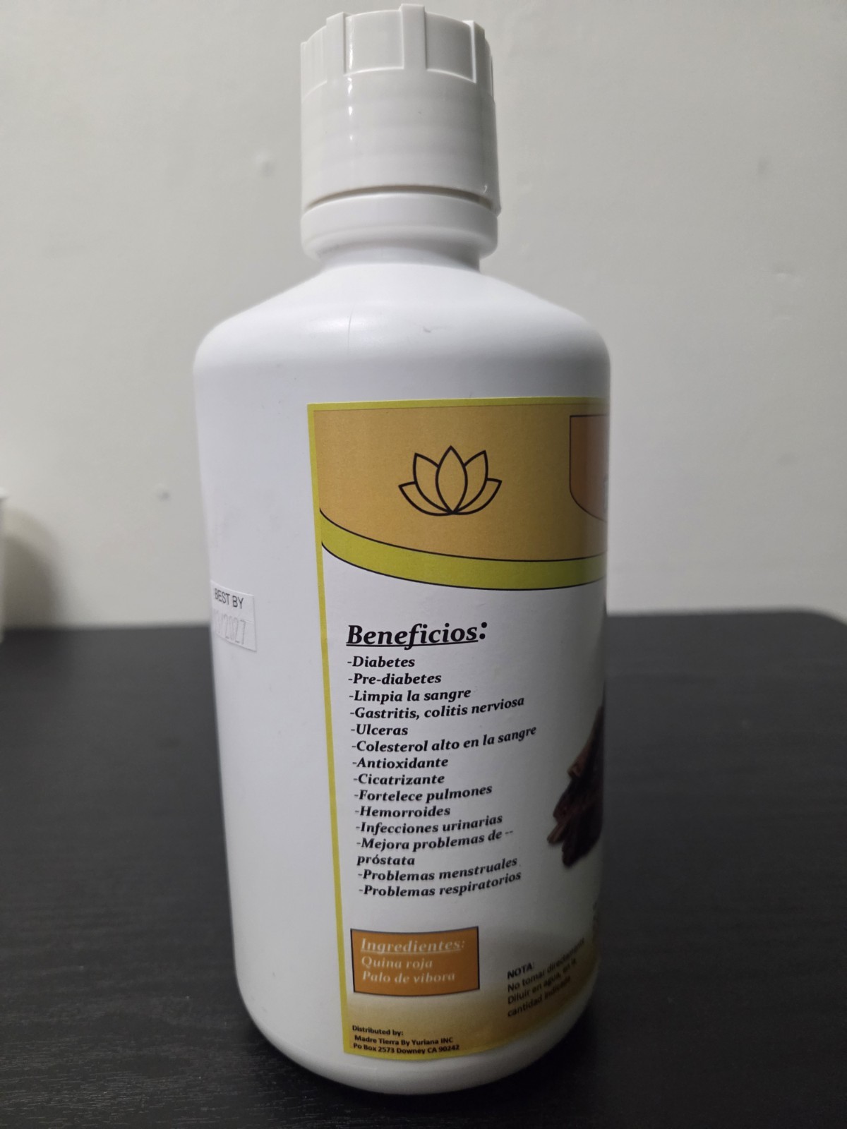 Quina Roja Y Palo De Vibora Liquida 32 Fl Oz