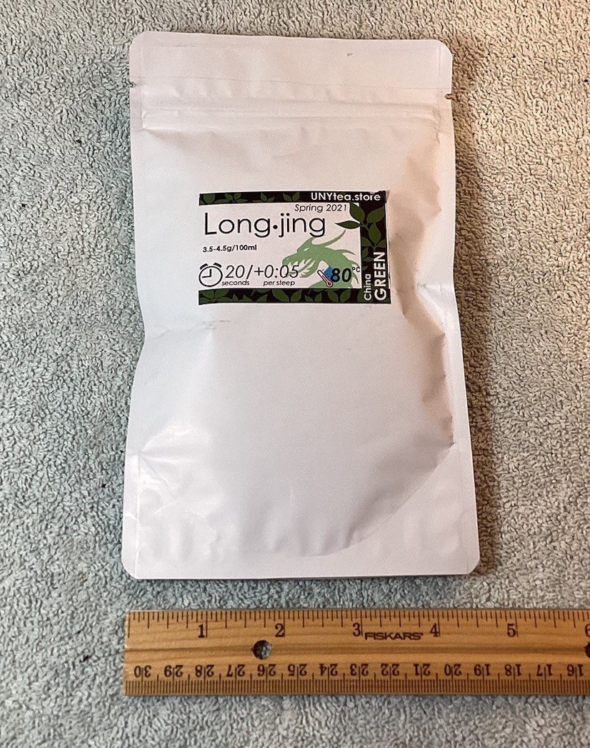 UNYtea.store Long-jing Green Tea Loose Leaf Chinese Pantry 3.5-4.5g/100ml