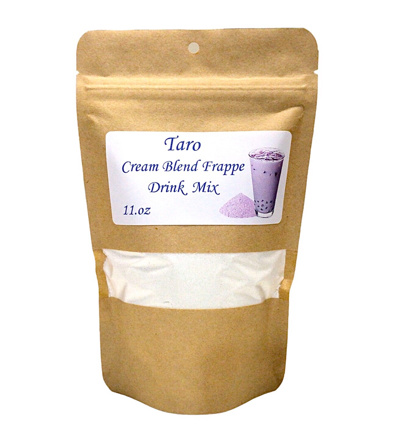 Taro Cream Blend Frappe Drink Mix~Iced Or Frozen~ 11.oz Bag