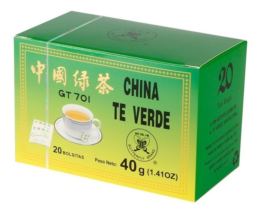 Chinese Green Tea, 20 Individual Bags Sealed Box Authenticated