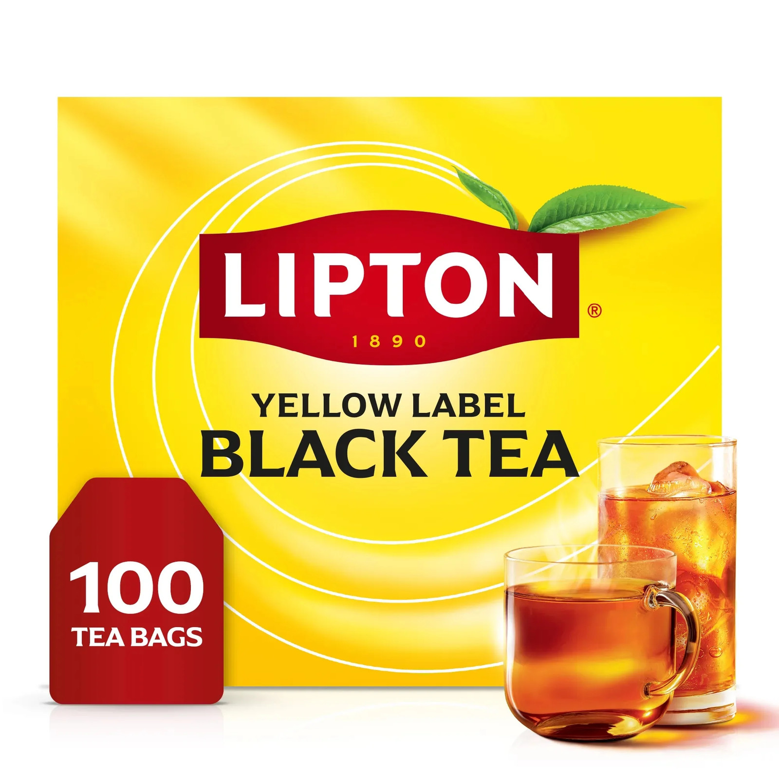 (3 pack) Lipton Black Tea Bags, 100 Count