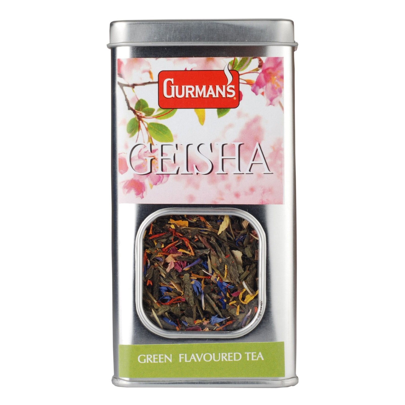 3 GURMANS GEISHA Loose Leaf Green Tea Tins 70g 2.5oz