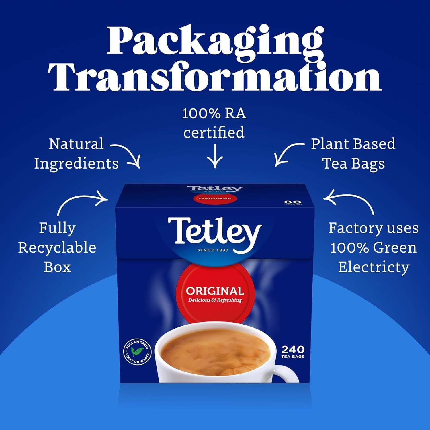 240 Count Black Tea Bags, Rich in Antioxidants, Perfect for Tea Lovers