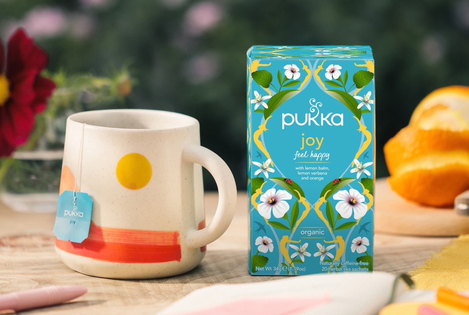 3 x Pukka JOY – Organic Herbal Tea – 3 x 20 Sachets 34g / 1.2oz