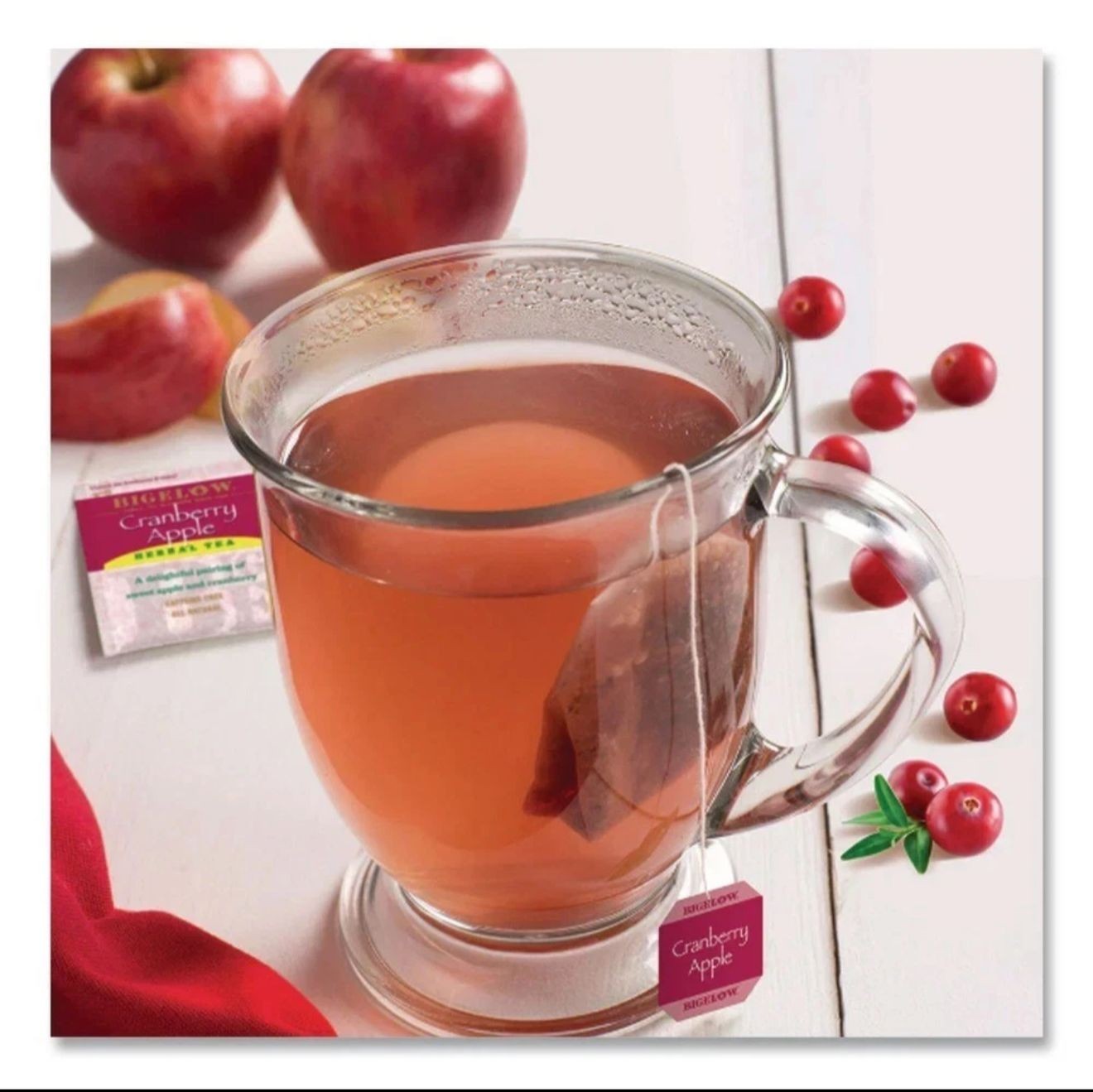 Bigelow Tea Bags Cranberry Apple Herbal Tea Bags 28 ct 1.72 oz