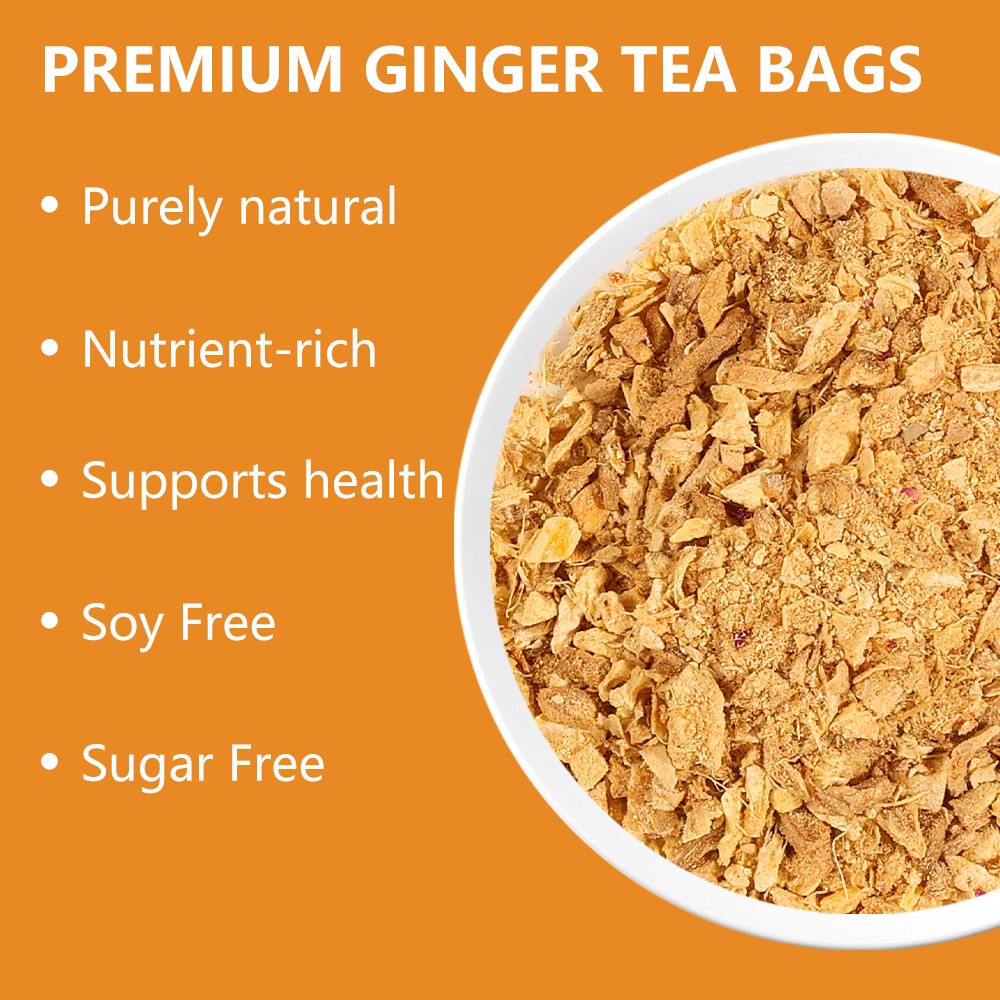 Ginger Tea Bags Warms The Body Dispels Cold Promotes Digestive Health 120 Bag