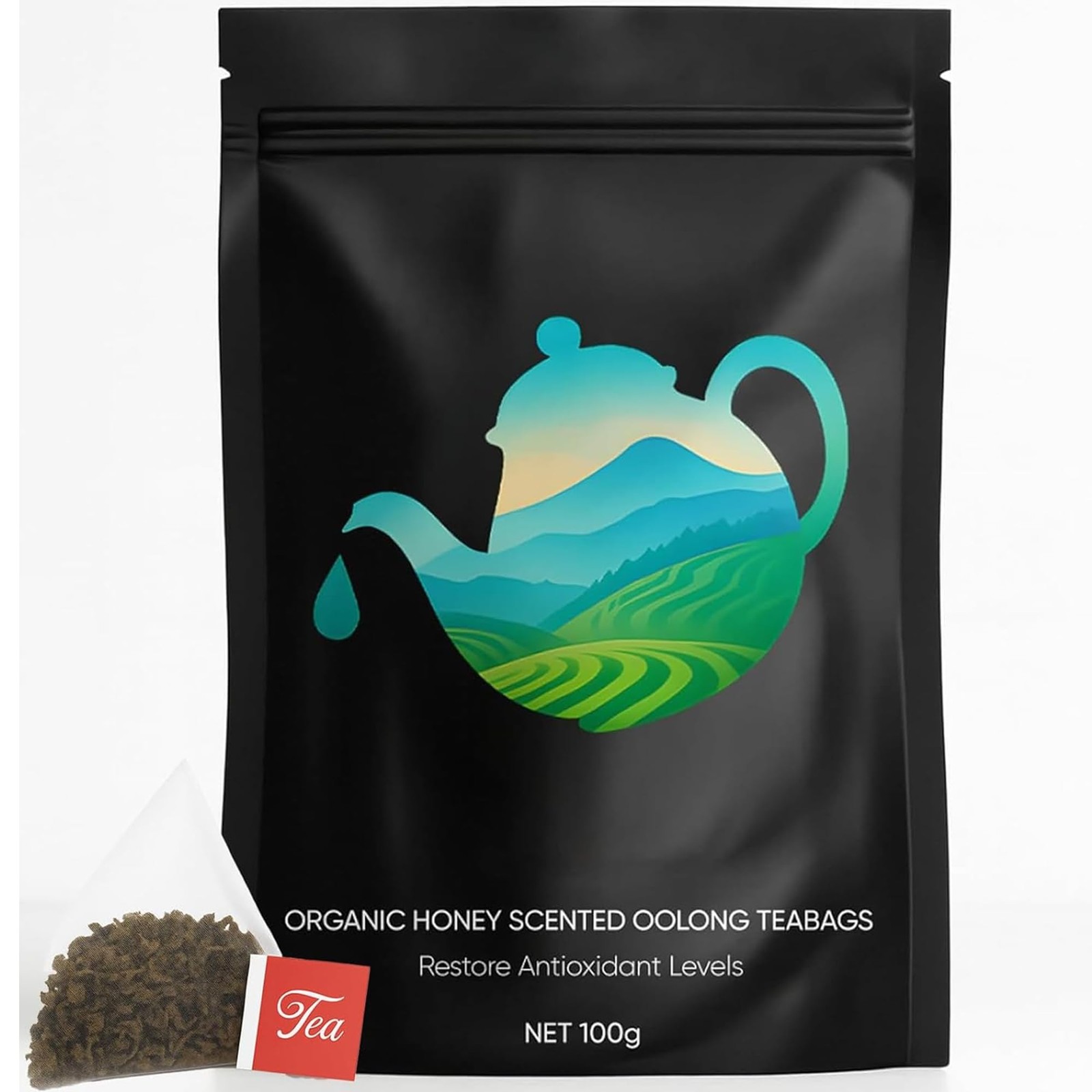 Oolong Tea Bags – Organic Whole Leaf Oolong – 20 Bags (5g Each) – Natural Rel…