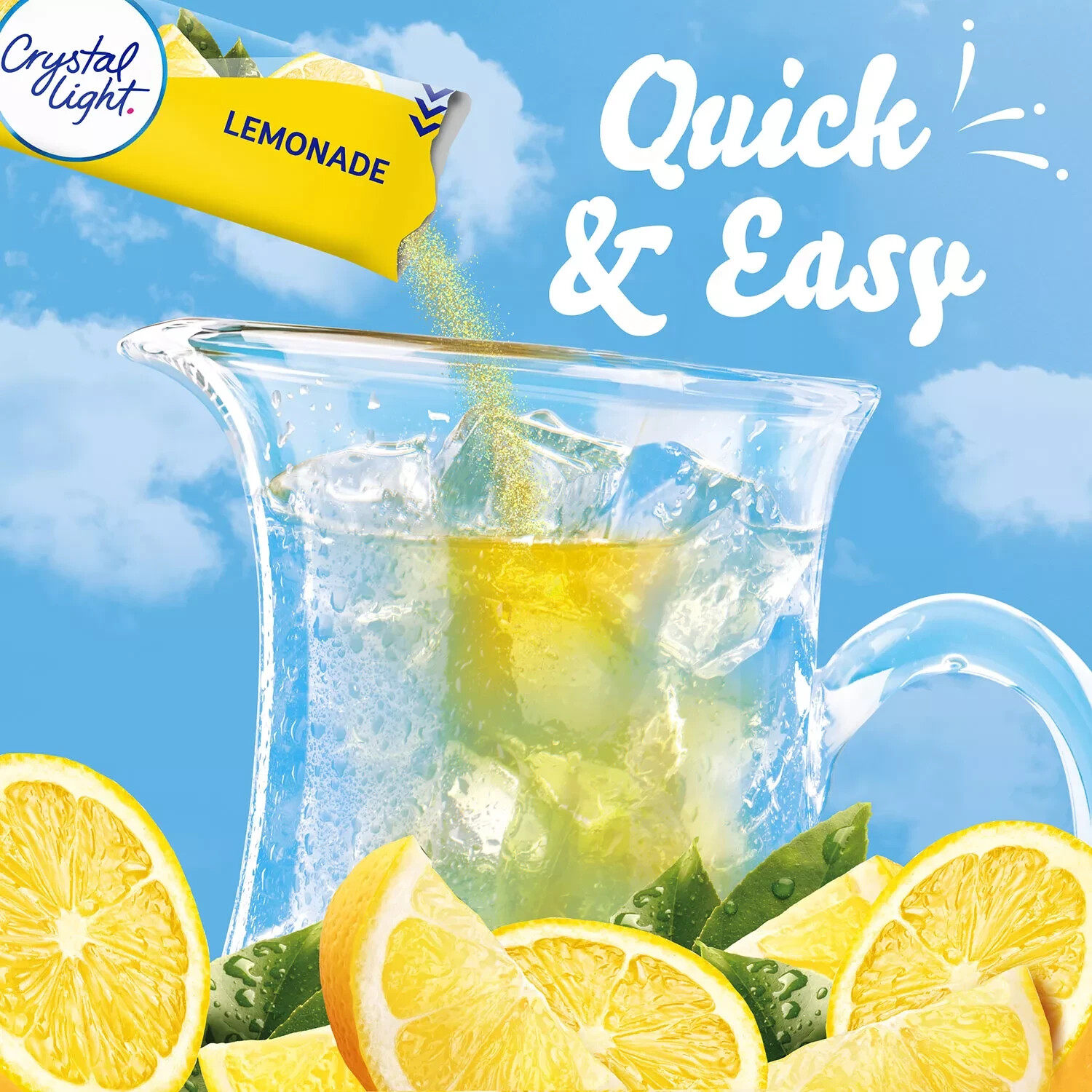 Crystal Light Drink Mix, Lemonade, 16 count
