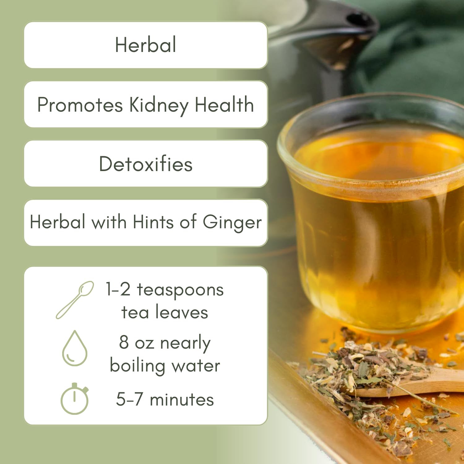 Organic Kidney Cleanse Herbal Tea – 2Oz Bag (Approx. 30 Servings) |