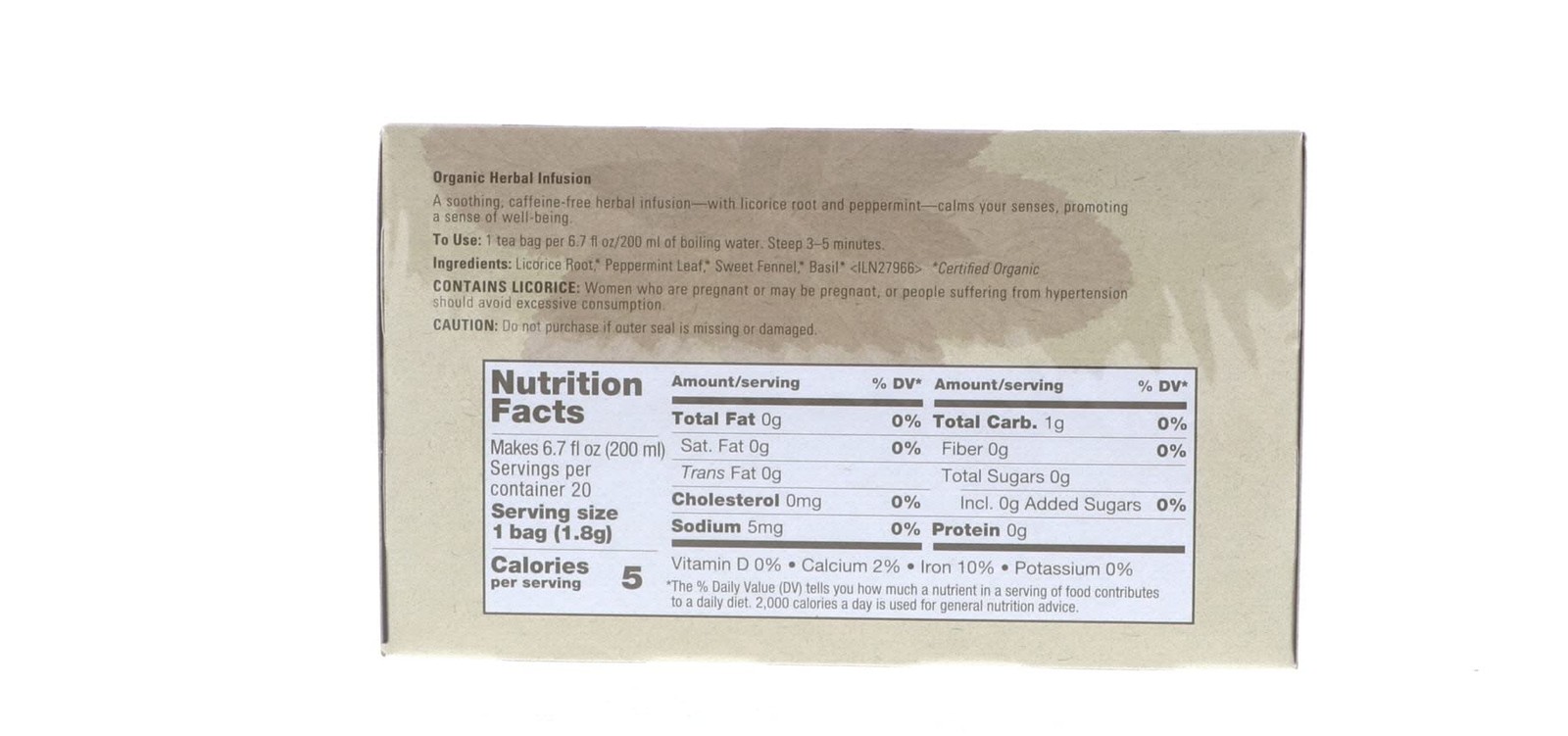 Comforting Tea Bags – 20×1.8g/0.06oz