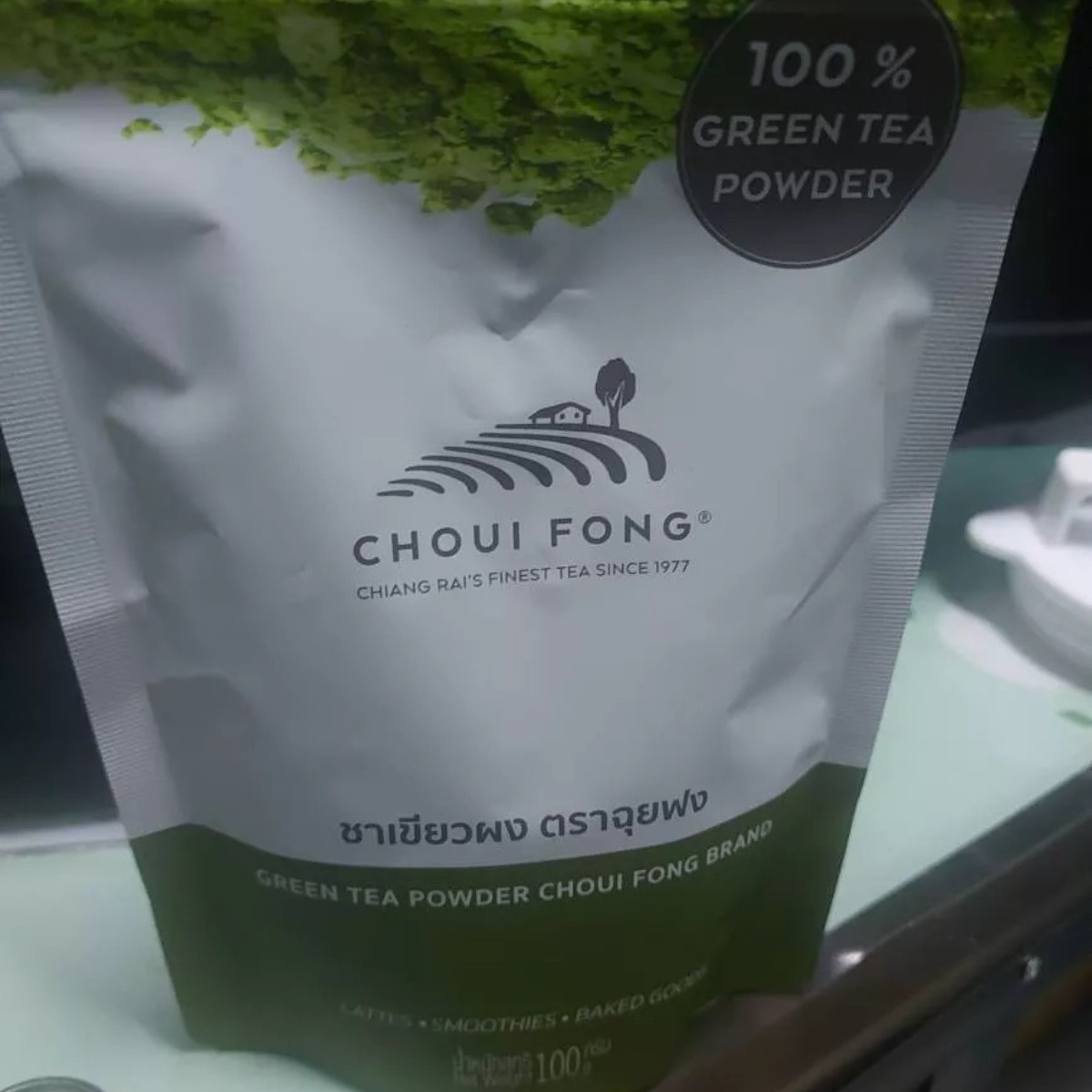 Choui Fong Matcha Green Tea Powder Premium Thai Culinary Grade 100 g x 3