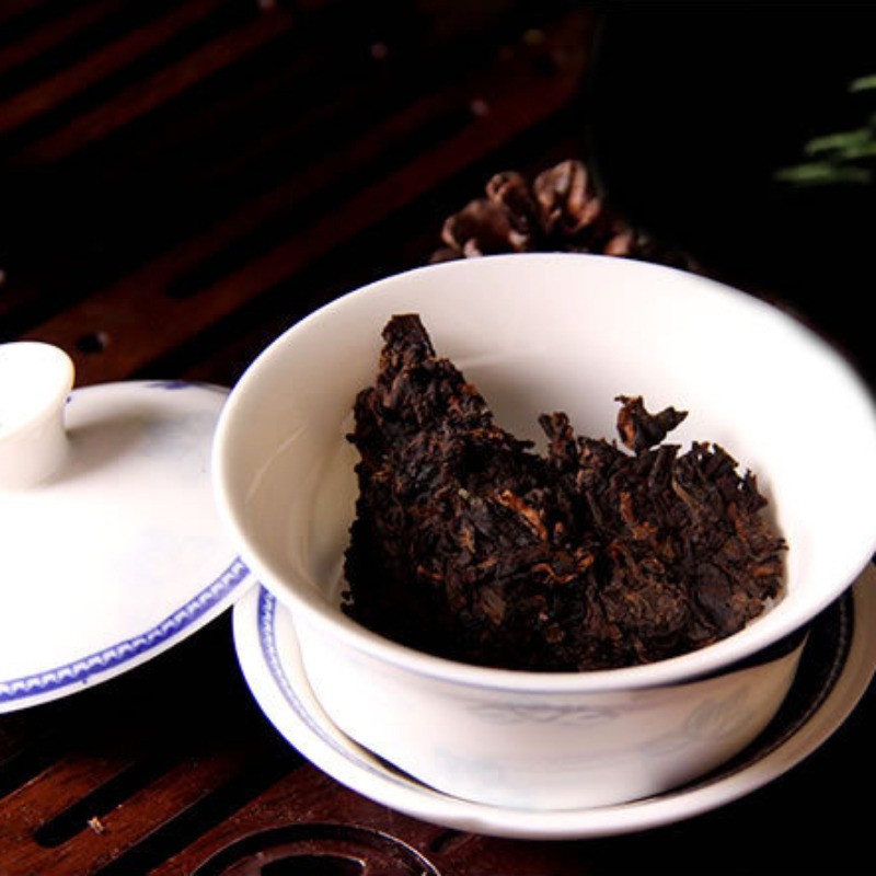 357g Yunnan Menghai Qizi Cake Tea 2020 Royal Court Tea Pu’er Tea Ripe Tea Cake