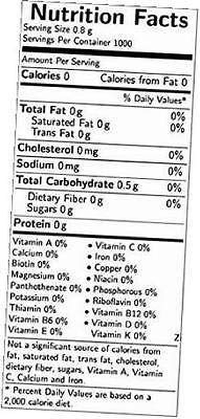 Sugar Substitute Packets Food Service Sweetener Powder 1000 Count Bulk