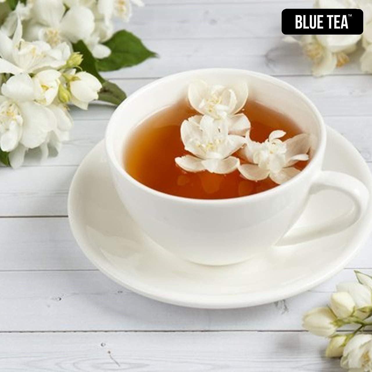 BLUE TEA – Jasmine Flower Herbal Tea, 1 Oz 30 Cups, 100% Natural | FREESHIP