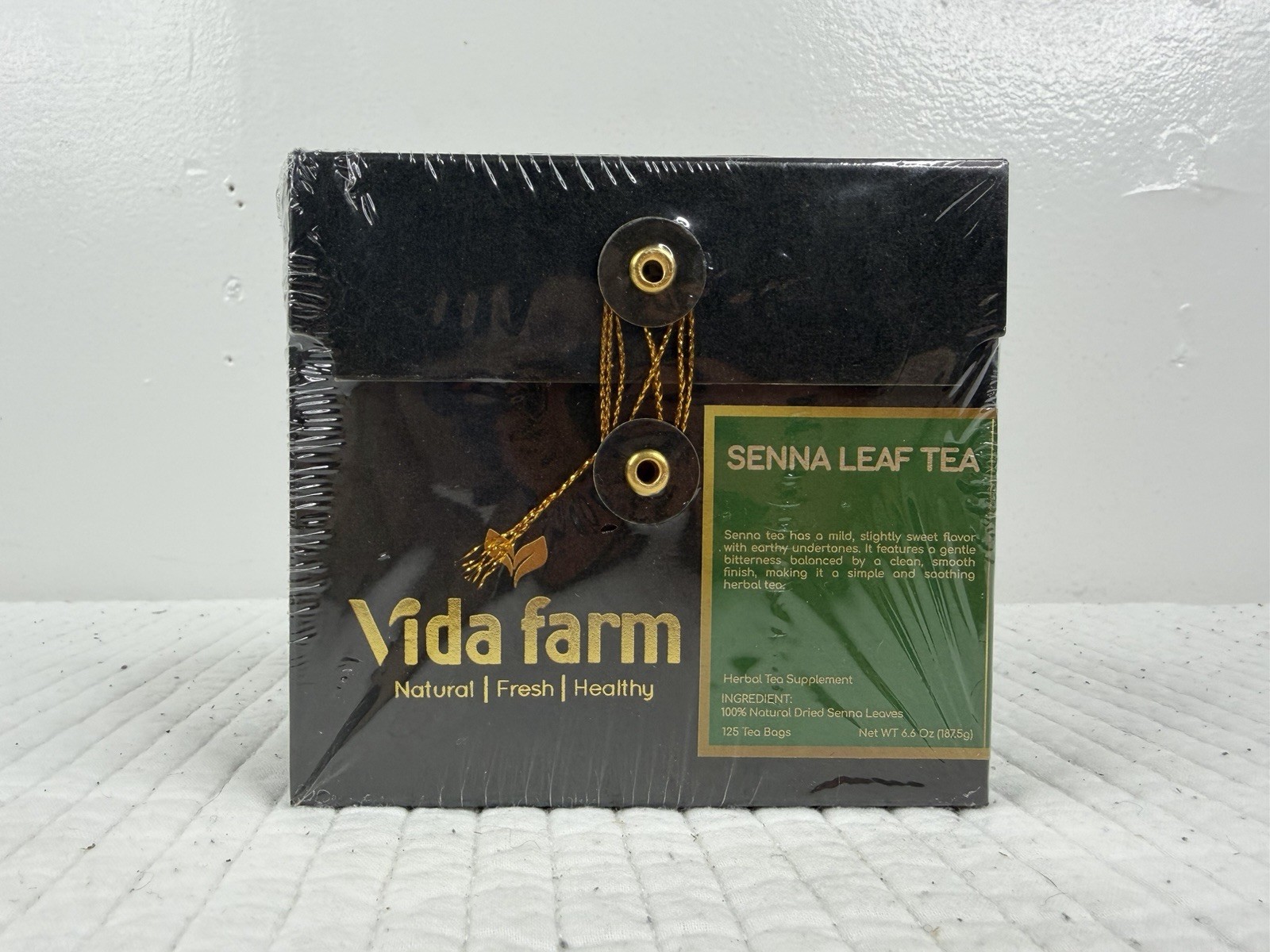 Non-GMO Senna Tea Bags – 125 Count Caffeine Free, Sugar Free Herbal Goodness