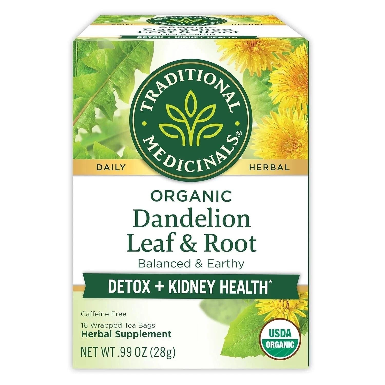 Dandelion Leaf & Root Tea 16 Bag | Ebay