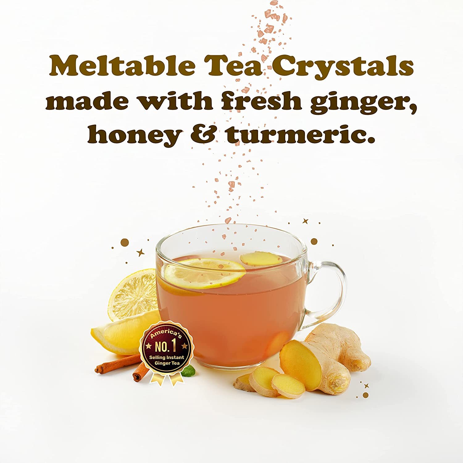Pocas Instant Honey Ginger Tea – Original, Turmeric, Mint, Lemon, Ginseng Flavor