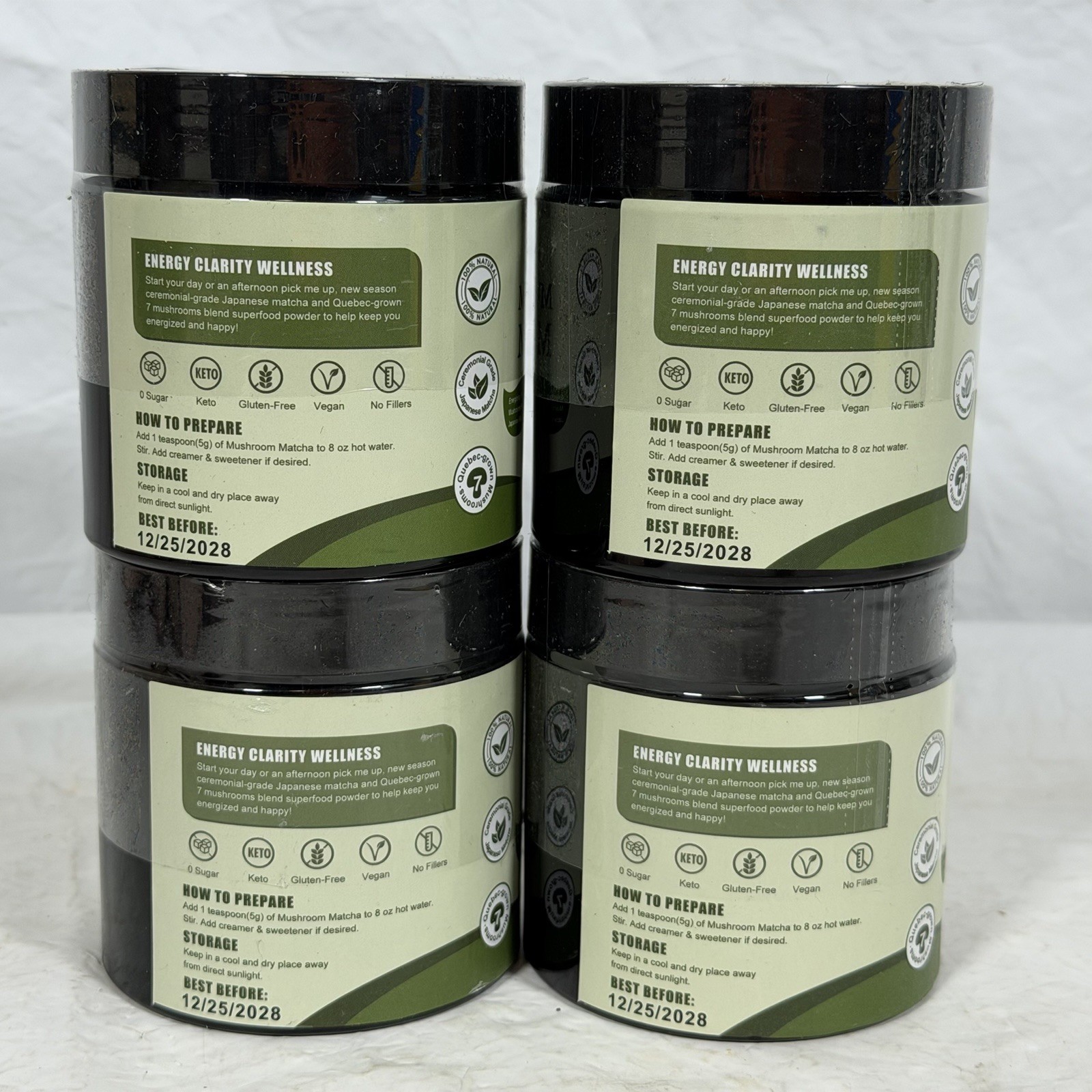 Lot of 4-Gremlin Matcha Mushroom Powder 80 Servings Exp. 12/25/28