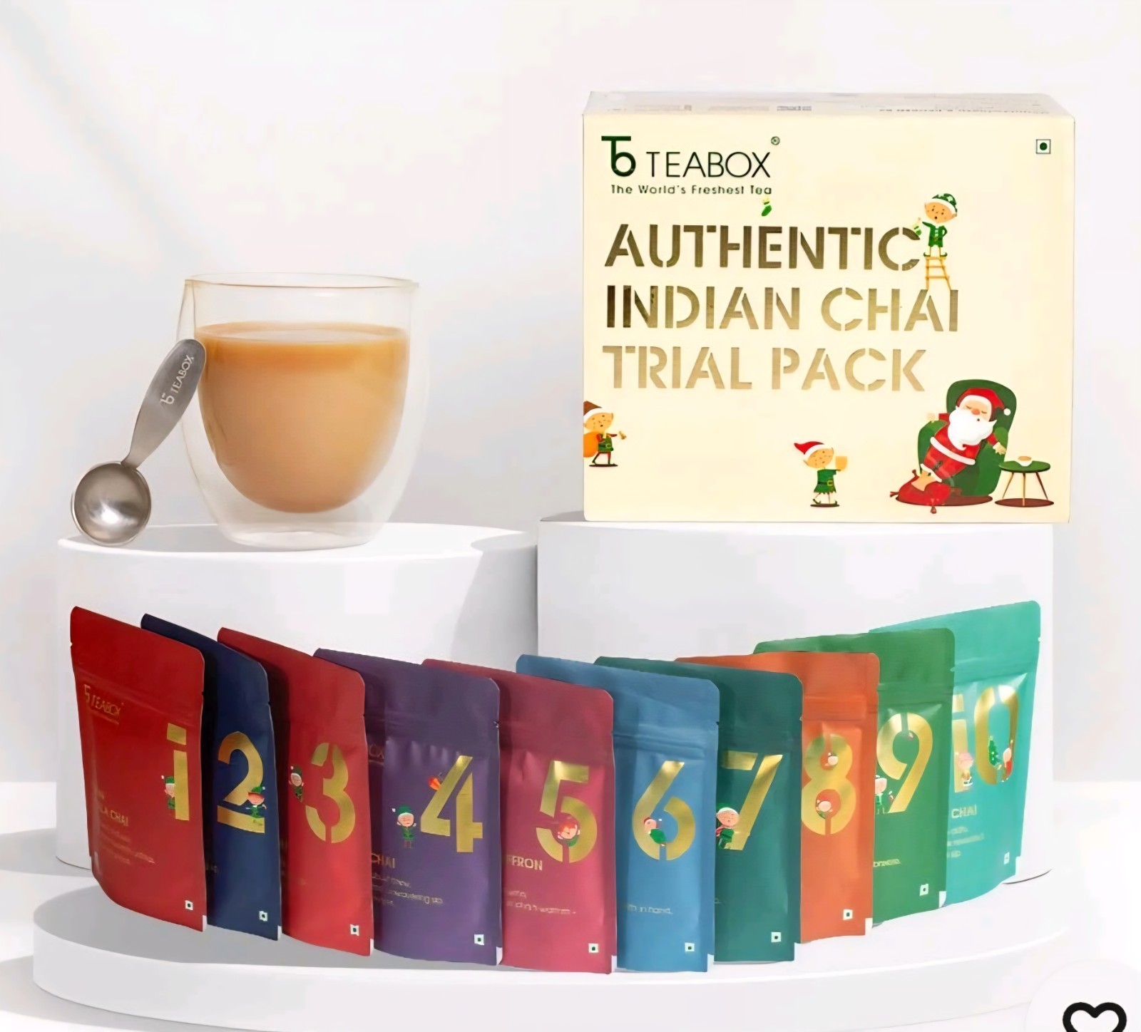 Limited Edition Advent Chai Pack | 10 Authentic Blends for 12 Days