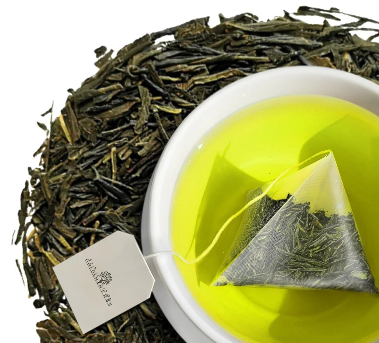 Golden Herbs USDA Organic Japanese Sencha Green Tea – 30 Tea Bags Packed in USA