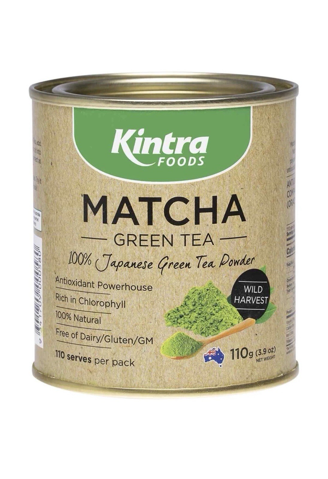 KINTRA FOODS Matcha Green Tea Powder 100% Japanese Green Tea 110g SHIPS FROM USA