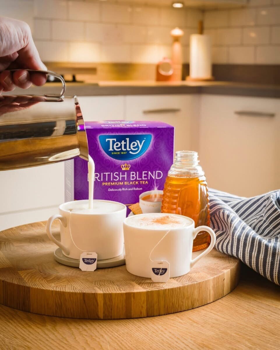 Tetley British Blend Premium Black Tea, 1 Box – 80 Count Tea Bags. Net WT 7oz