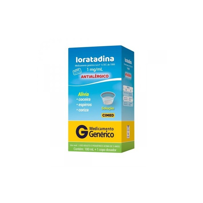Loratadina Xarope 100ml Anti-Alergico Loratadine Syrup – 100ml | Anti-Allergy
