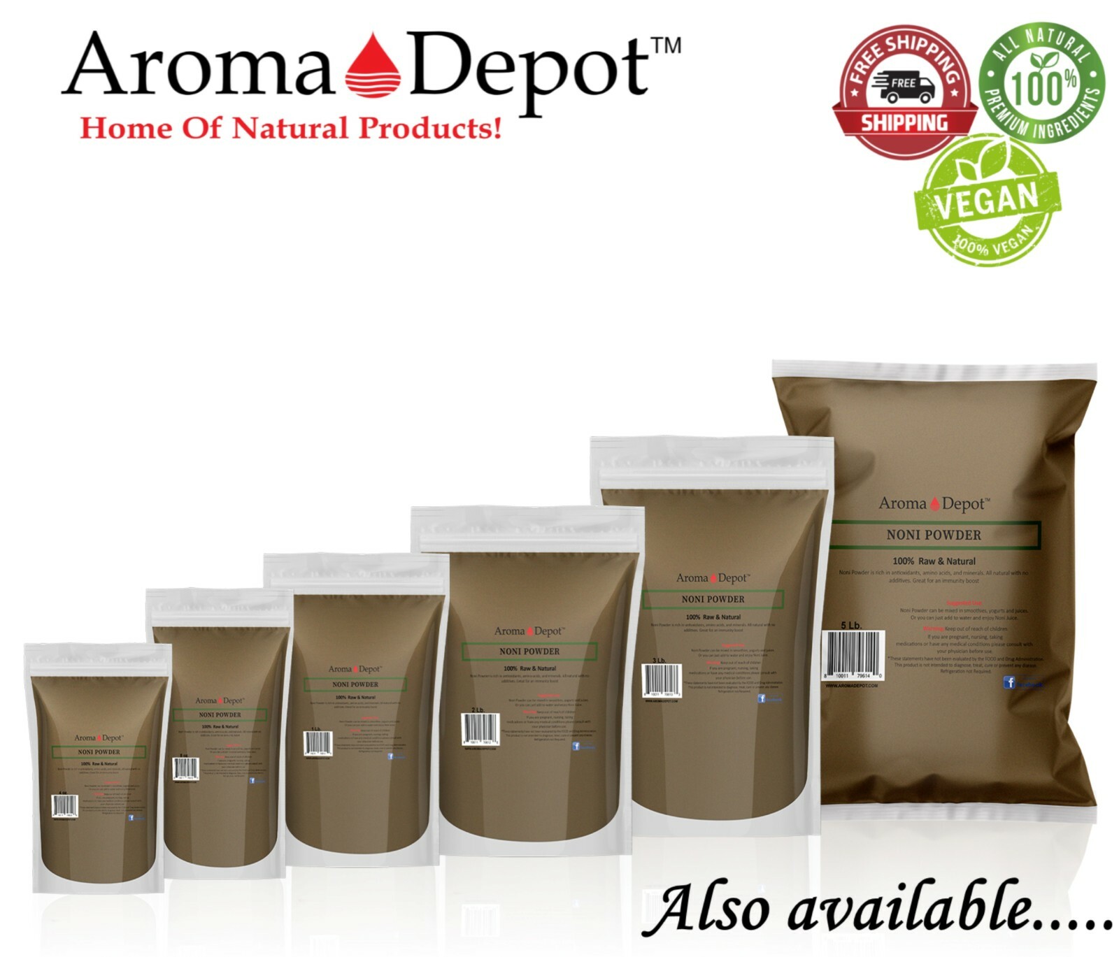 1lb Noni Juice Powder Herb Tea 100% Natural Raw Herbal Remedy Morinda citrifolia