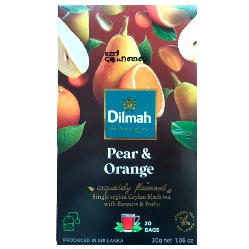Dilmah Pear and Orange Flavoured Black Tea ? 20 Tea Bags