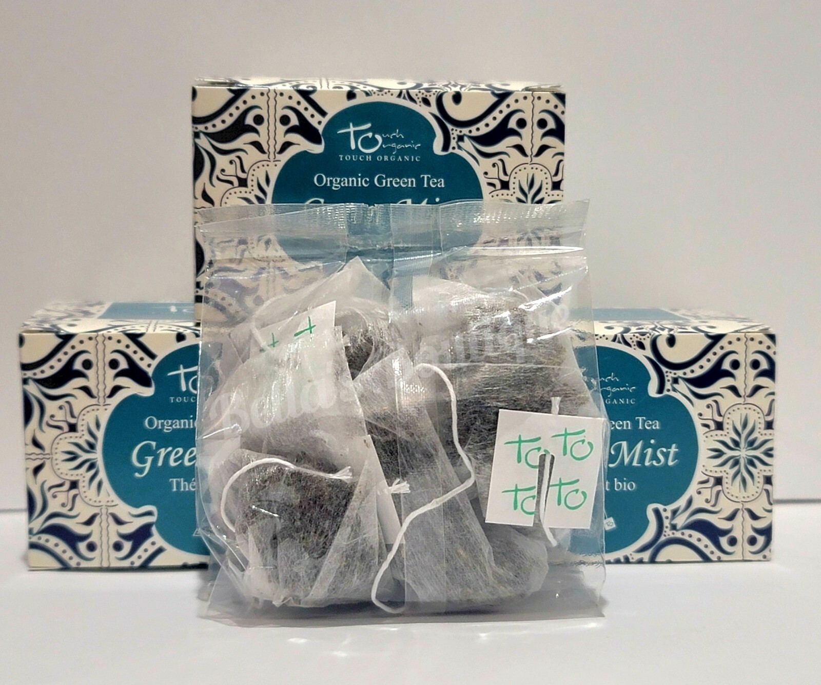 TOUCH ORGANIC GREEN MIST – 24 TEA BAGS. SEALED