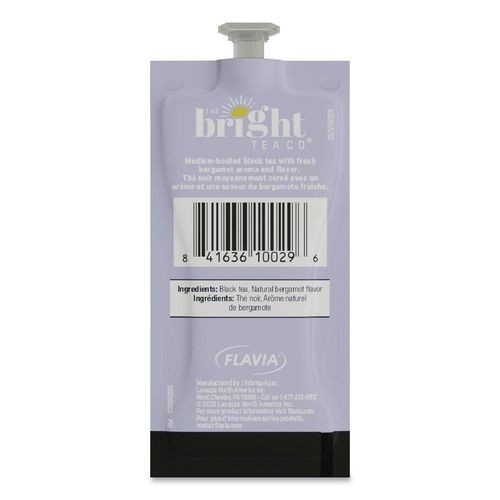 Flavia The Bright Tea Co. Earl Grey Black Tea Freshpack, 100/Carton