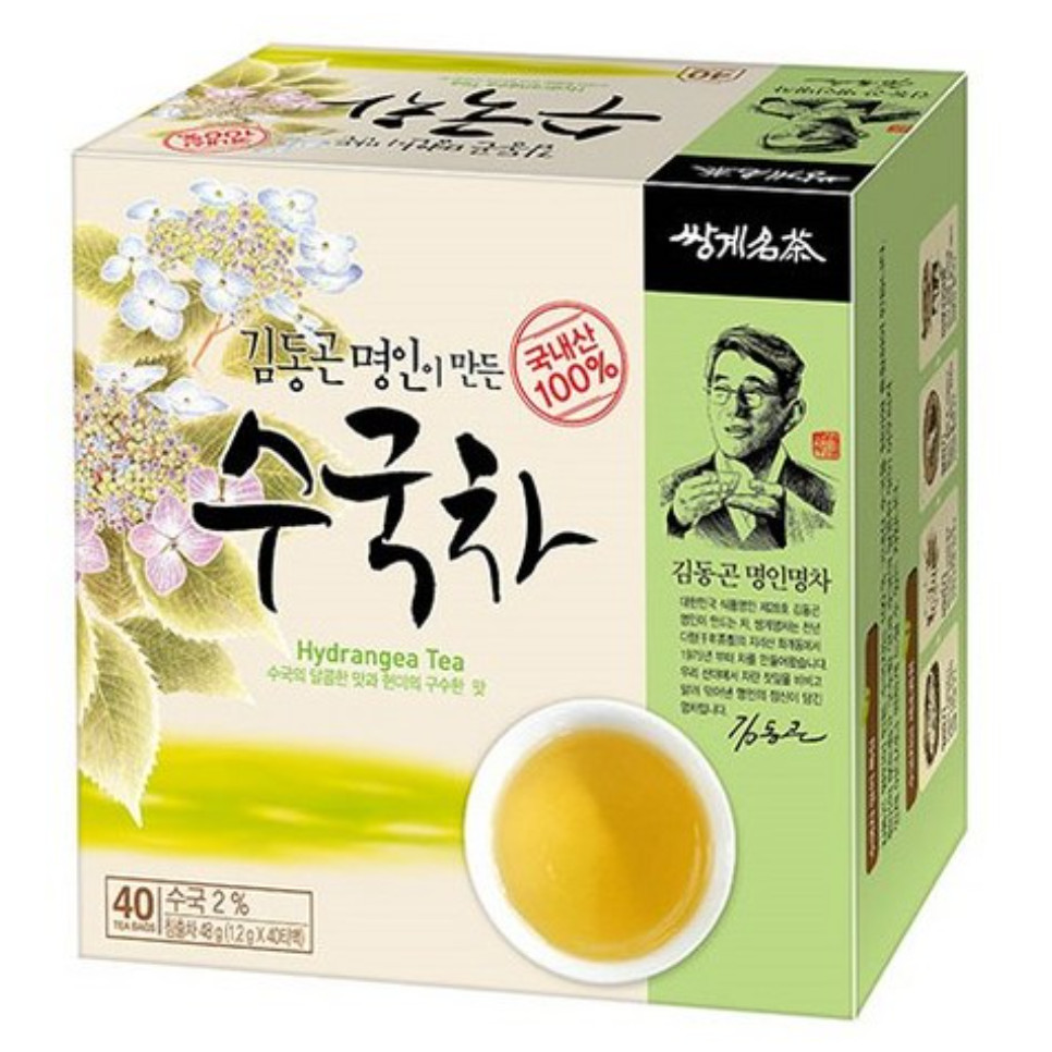 Ssanggye Master Kim Dong-gon Hydrangea Sweet Dew Tea 40 Bags 1.7oz Sugar Free