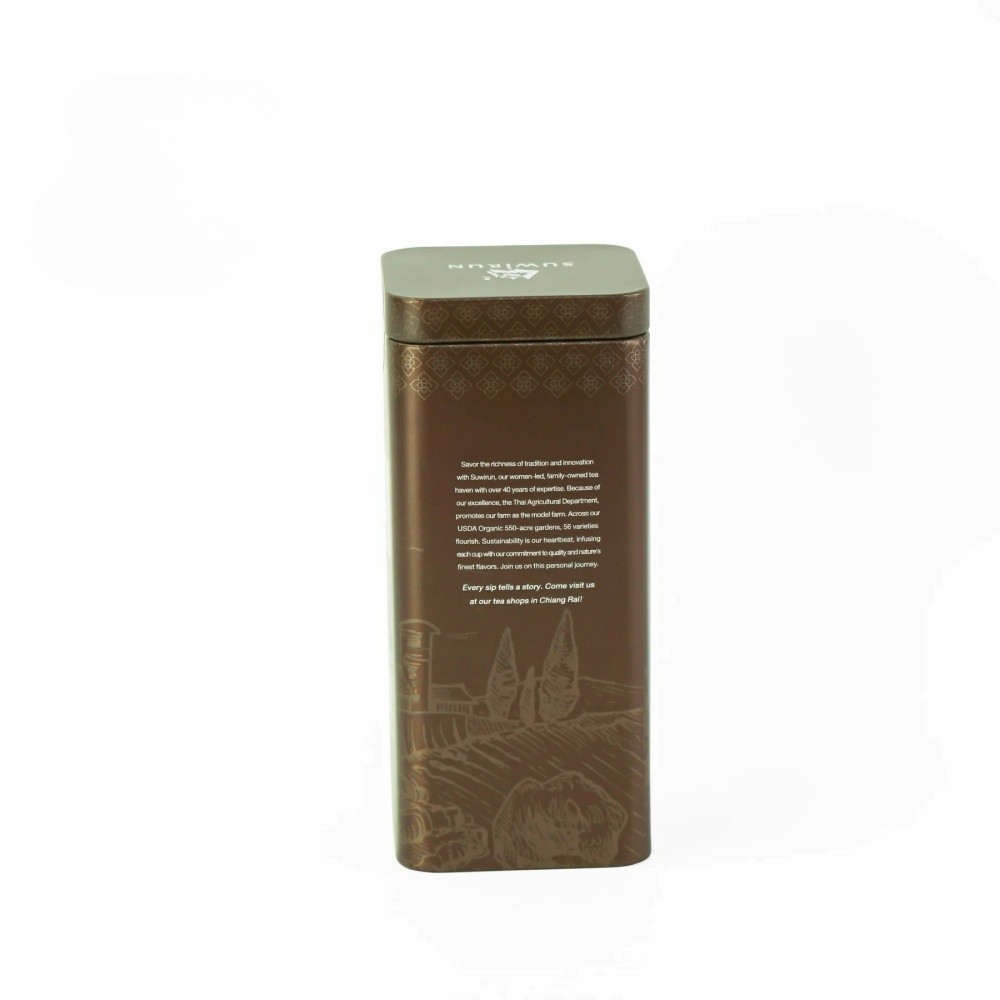 Suwirun USDA Organic Thai Black Tea Assam 25 Biodegradable Teabags 125g Tin