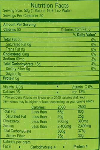 Canarias Yerba Mate Ground Leaves 2.2lb Sin Palo Soft Flavor Tea