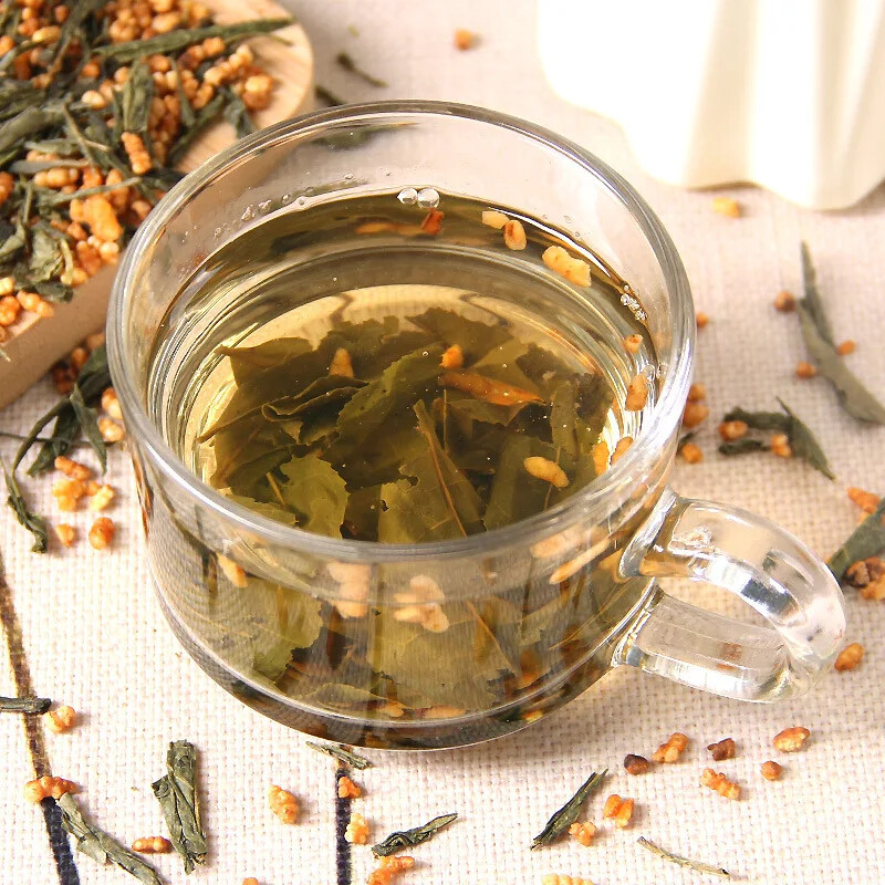 Organic Genmaicha Green Tea Premium Japanese Brown Rice Natural