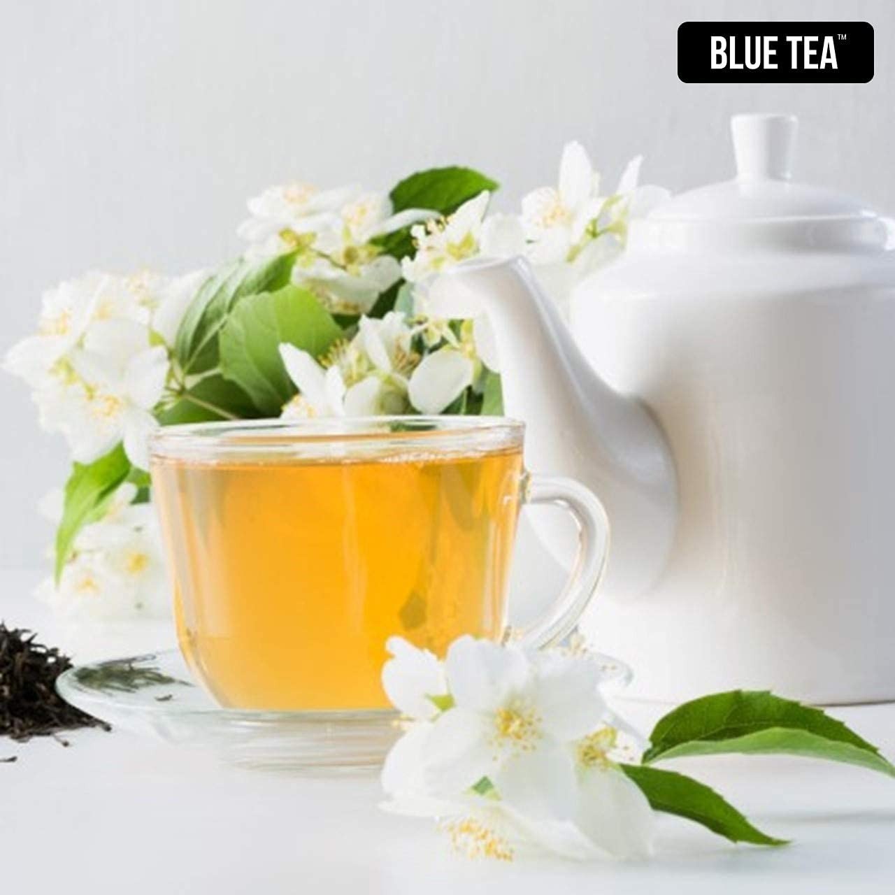 BLUE TEA – Jasmine Flower Herbal Tea, 1 Oz 30 Cups, 100% Natural | FREESHIP