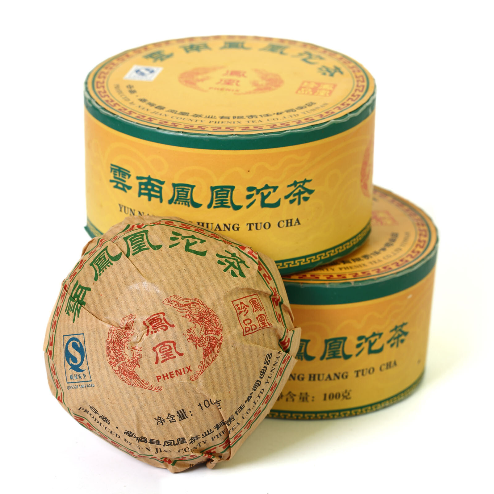 2006 Year Yunnan Puer Pu’er Puerh Tea Aged Phoenix Tuocha Cake Boxed Raw Pu-erh